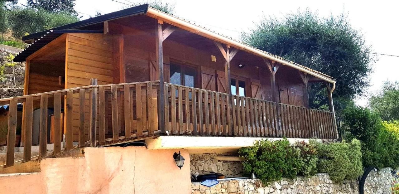 Le Chalet De La Pierreraie Cote D'Azur Piscine Terrasse Et Vue Mer Drap المظهر الخارجي الصورة