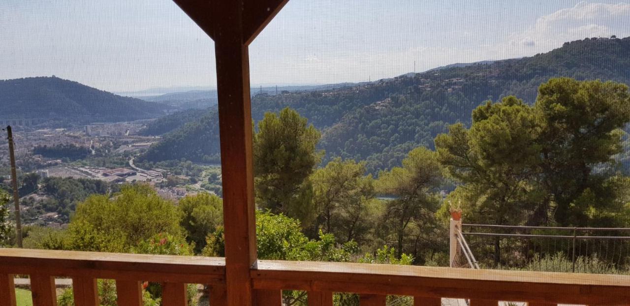 Le Chalet De La Pierreraie Cote D'Azur Piscine Terrasse Et Vue Mer Drap المظهر الخارجي الصورة