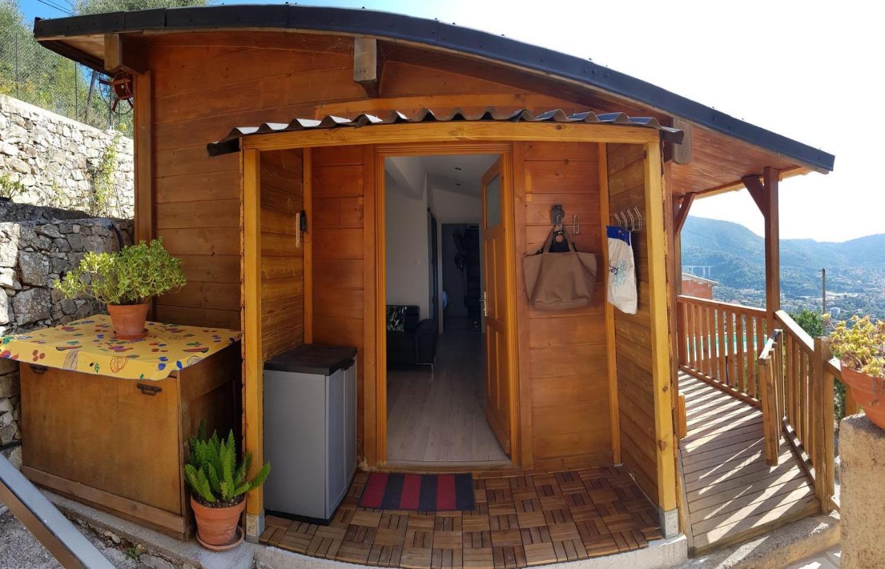 Le Chalet De La Pierreraie Cote D'Azur Piscine Terrasse Et Vue Mer Drap المظهر الخارجي الصورة