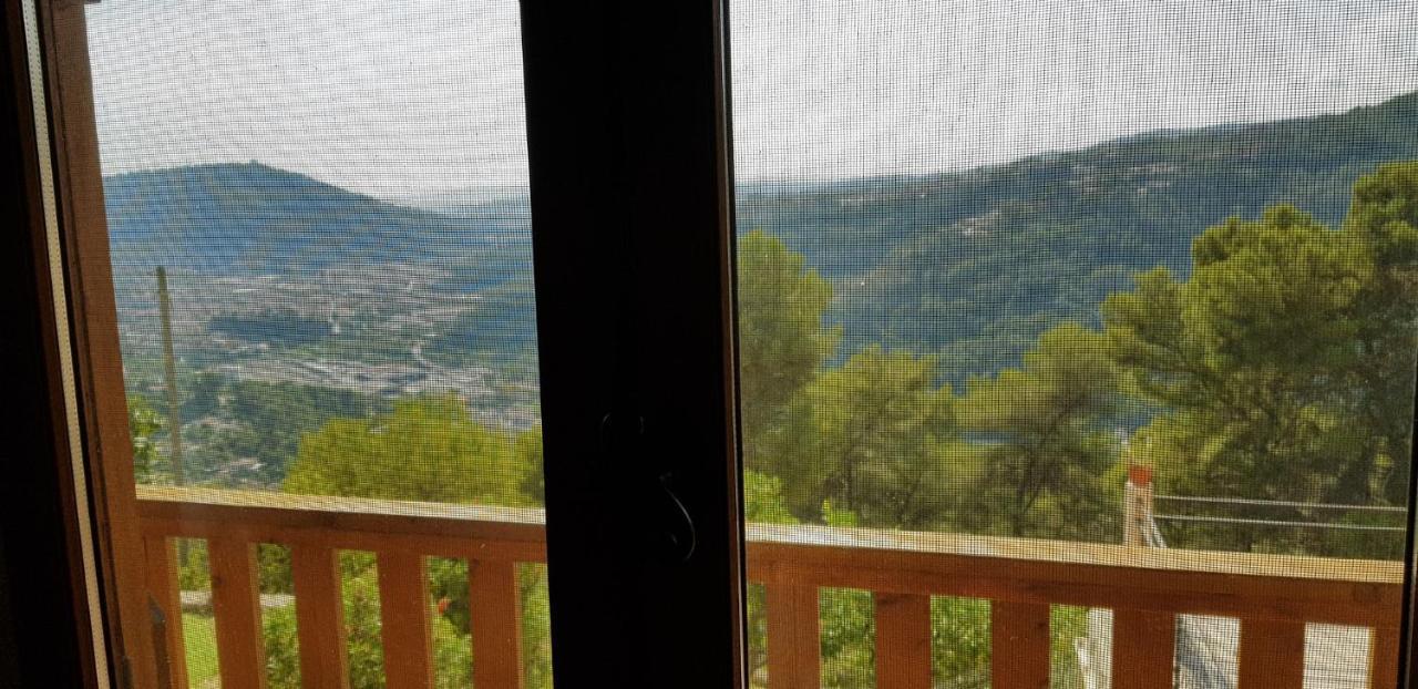 Le Chalet De La Pierreraie Cote D'Azur Piscine Terrasse Et Vue Mer Drap المظهر الخارجي الصورة